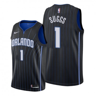 Orlando Magic #1 Jalen Suggs Youth Black NBA Swingman Statement Edition Jersey